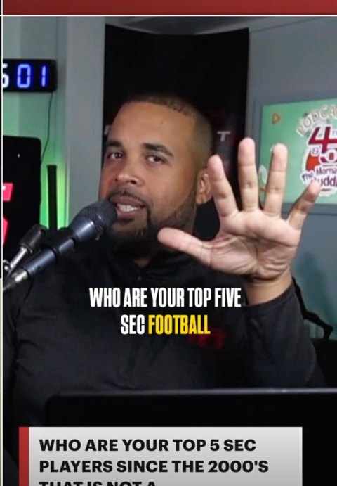 Top 5 SEC players since the 2000s, not a quarterback
