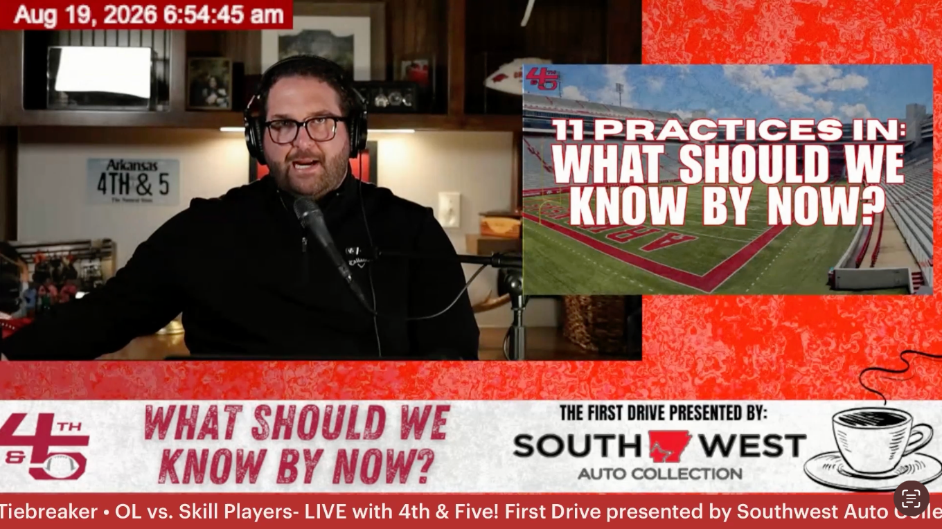 What Arkansas Should Know By Now: Personnel First, Names Later