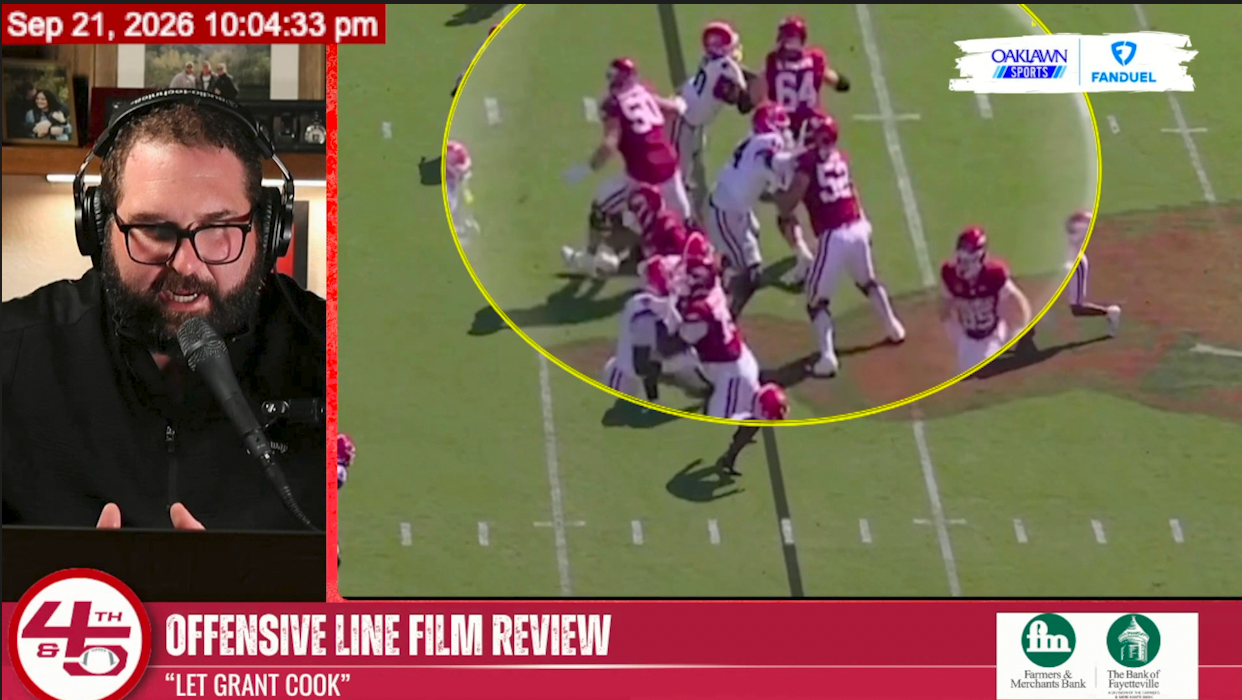 Hands On, Feet Dead: What Grant Cook Sees On Arkansas' Run Game Tape