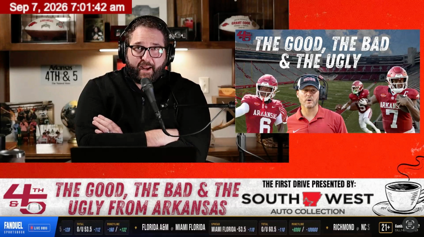 Week One Sloppiness Or A Real Problem? Arkansas' Offense Is Already On The Clock