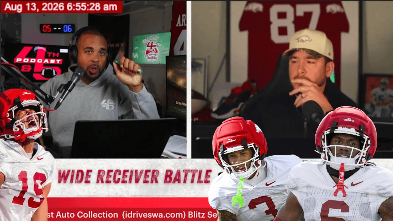 Who Starts at Wide Receiver for Arkansas? The Razorbacks May Have Too Many Options