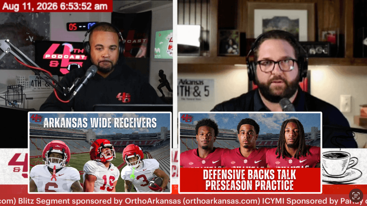 DJ Williams and Grant Cook break down Arkansas fall camp on 4th & Five